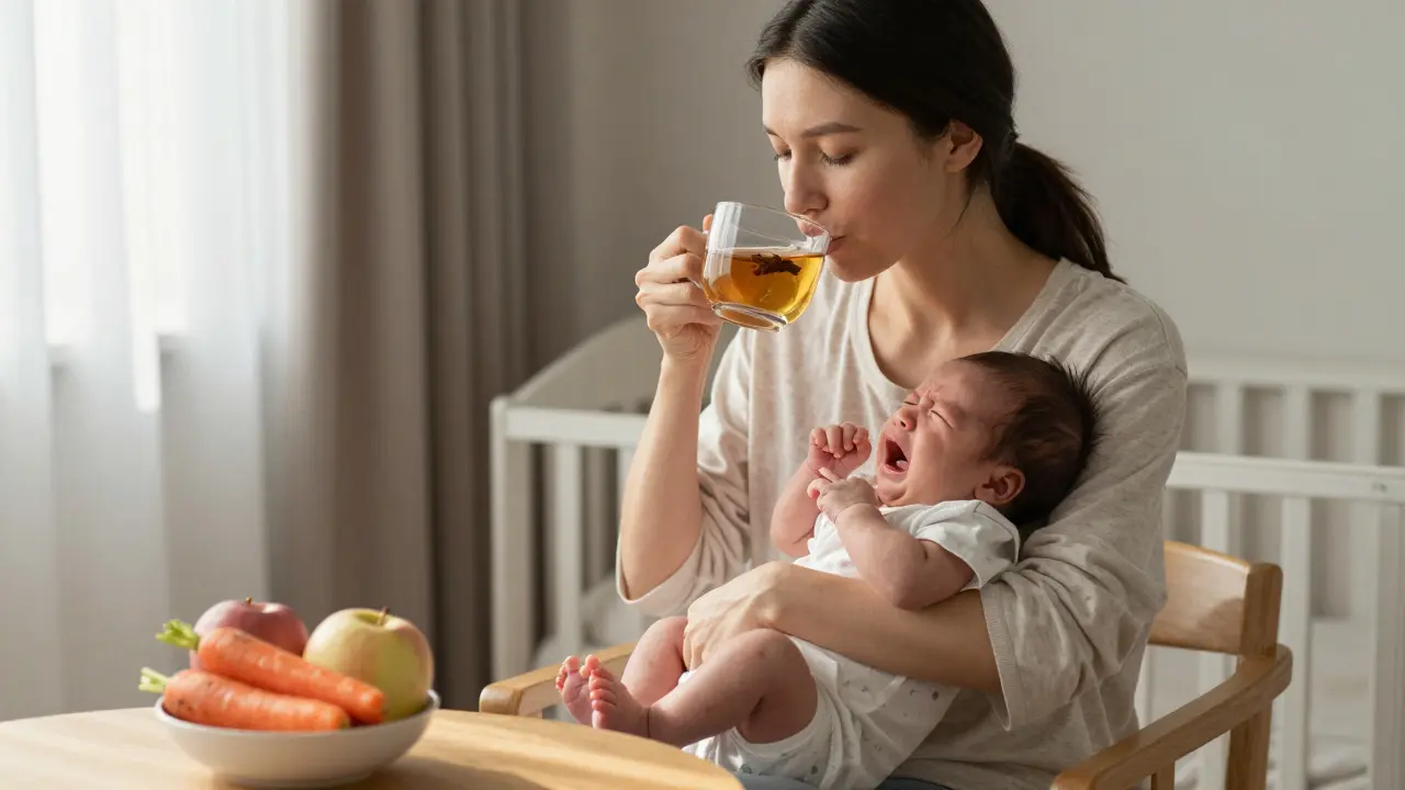 Co jíst, aby miminko nebolelo bříško: průvodce pro kojící mámy