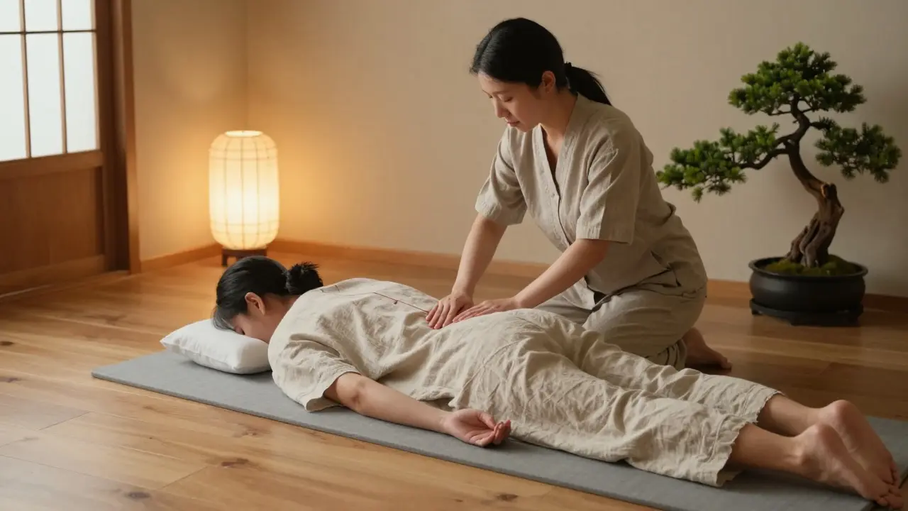 Vše, co potřebujete vědět o masáži Shiatsu: původ, účinky a jak ji zkusit