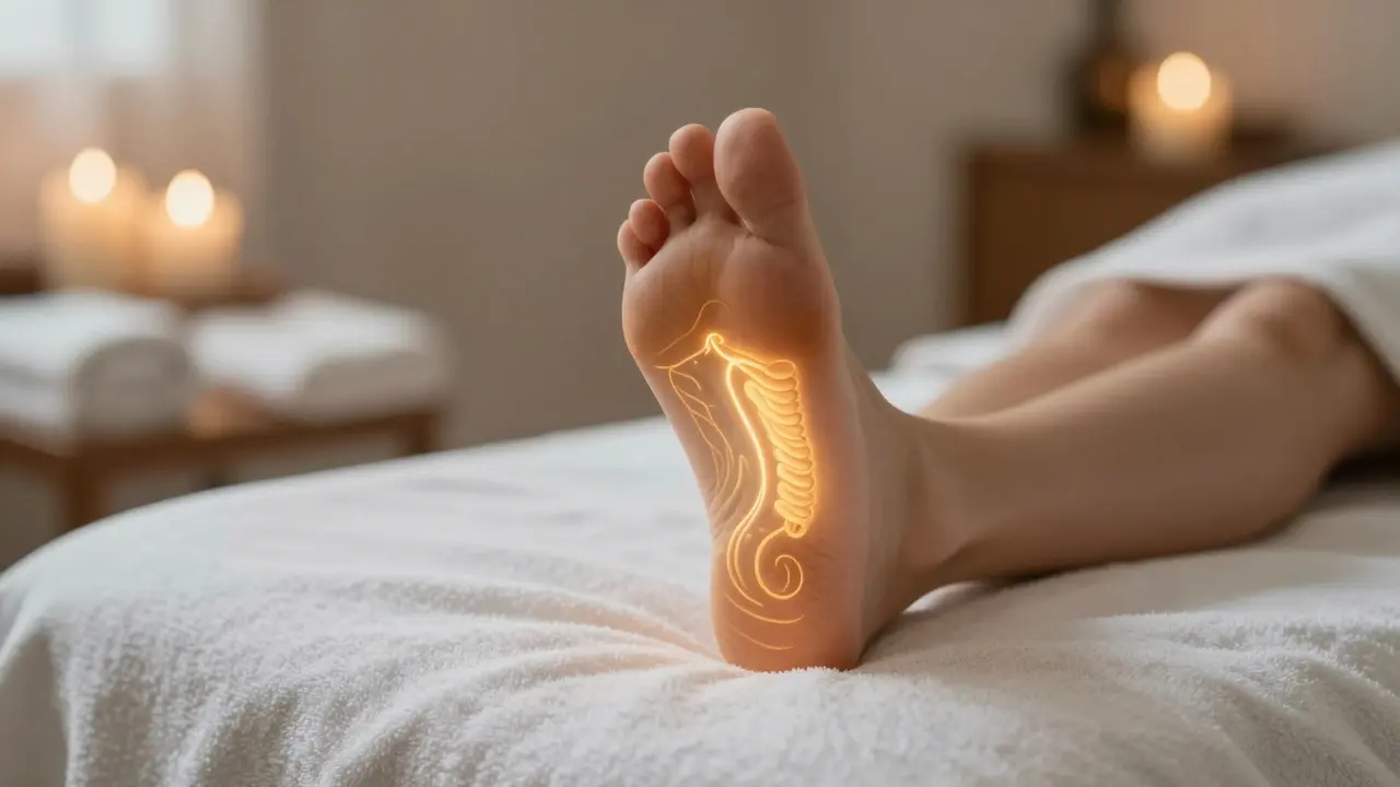 Reflexní masáž při hemoroidích: Kde tlačit a jak ulevit bolesti