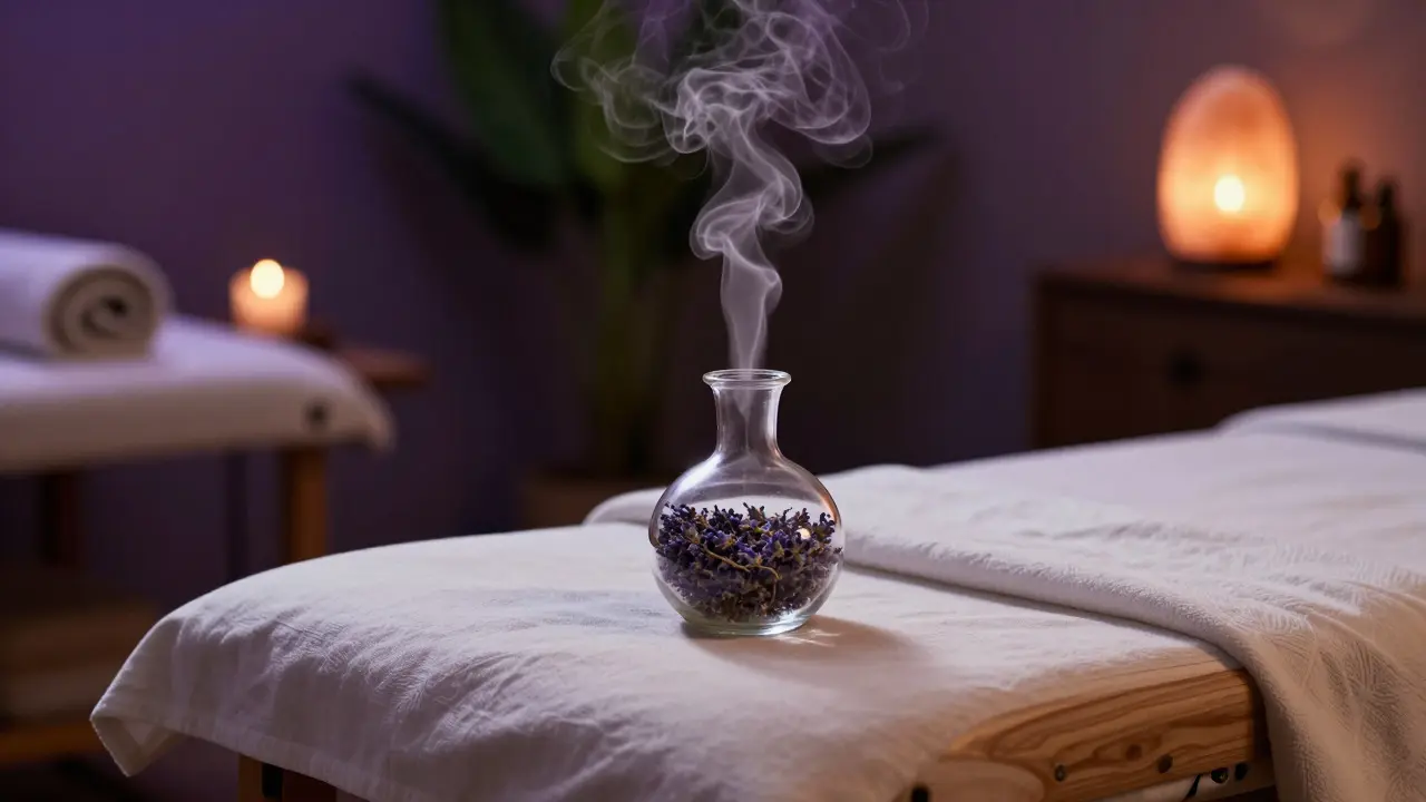 Aromaterapeutická masáž při stresu: Jak éterické oleje uvolní napětí a obnoví klid